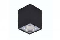Lampa sufitowa - plafon ELOY 1 BK/ALU AZzardo AZ0930