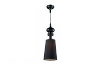 Czarna lampa wisząca klasyczna do salonu Baroco AZzardo AZ0064
