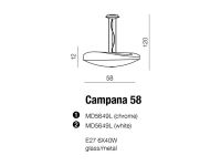 lampa-campana-58-chrome-azzardo