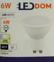 Żarówka LED DOM GU10 6W 3000K 220-240V